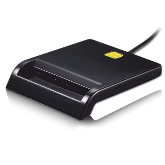 TooQ TQR-210B leitor de smart card Interior USB 2.0 Preto