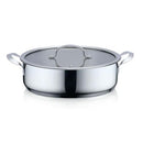 CAÇAROLA HAEGER PA-28L.024A( 28 CM - 4,5 LITROS - INOX  )