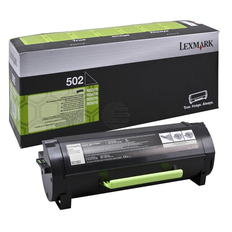 TONER ORIGINAL LEXMARK 502H PRETO