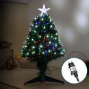 ÁRVORE DE NATAL DE BAIXA FIBRA OPTIC, BRANCO FRIO, 180CM