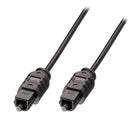 Lindy 35211 cabo de áudio 1 m TosLink Preto