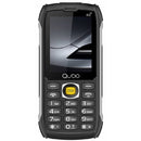 TELÉFONO MÓVIL RUGERIZADO QUBO ST-002 PARA PERSONAS MAYORES NEGRO