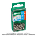 CAIXA 25 UNID. PARAFUSO MADEIRA SPAX CABEZA PLANA INOX A2 3,5X20M