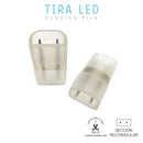 CONETOR (UNIÃO) RETO PARA DUAS TIRAS LED EDM