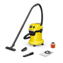 ASPIRADOR SEM SACO KARCHER WD3PV17420( 1000 W - 17 L  - AMARELO