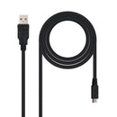 Nanocable 10.01.0503 cabo USB 3 m USB 2.0 USB A Micro-USB B Preto