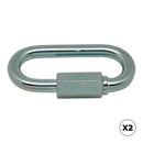 LIGAÇÃO RÁPIDA ESL01, AÇO GALVANIZADO, 5 MM. 2 UNIDADES