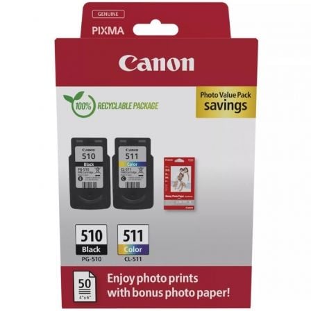 Canon 2970B017 tinteiro 2 unidade(s) Original Preto, Ciano, Magen