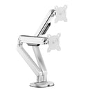 SUPORTE DE SECRETÁRIA FULL-MOTION PARA DUPLO MONITOR 13-32" SILV