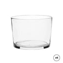 SET 6 COPOS DE AGUA DE VIDRO APILHAVEL MODELO BODEGA 24CL