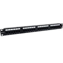 PATCH PANEL PHASAK PU 2421 24 PUERTOS CAT.6A ALTURA 1U