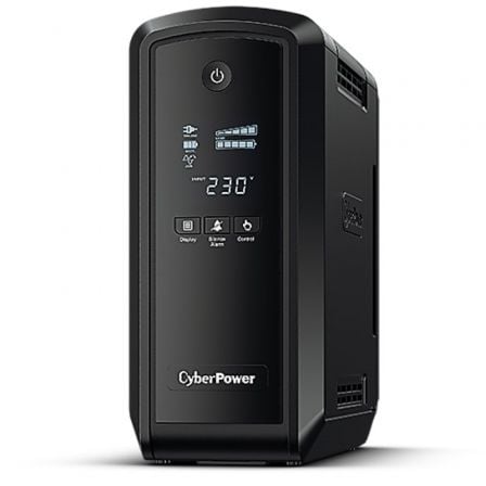 UPS CYBERPOWER 900VA540W, ACTIVE PFC, CLCD,RJ45, 6 (3+3) OUT