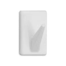 GANCHO ADESIVO CLASSICO BRANCO 2075-2-000 (BLISTER 4 UNID.) INOFI