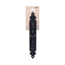 MAÇANETA DE PORTA FORJADA PRETA DE 275MM EDM