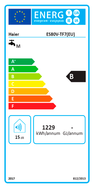 TERMOACUMULADOR HAIER - ES80VTF7