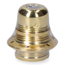 PORTA-LÂMPADA E27 EM METAL, 100 W 250 V, OURO, Ø60 X 40 MM (EMBAL