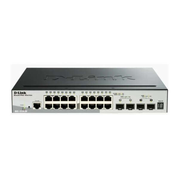 SWITCH D-LINK 24-PORT 101001000BASE-T + 4-PORT SFP MANAGED METRO