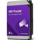 WD HDD 3.5" 4TB 128MB SATA SURVEILLANCE PURPLE
