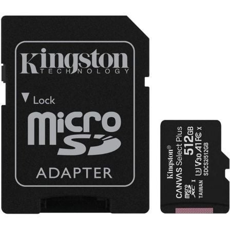 MICRO SDXC 512GB CANVAS SELECT PLUS 100R A1 C10 CARD + ADP