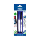 MILAN PACK DE BORRADOR MAGNETICO + 4 ROTULADORES PARA PIZARRA BLA