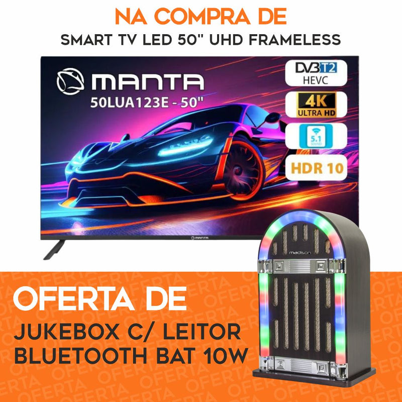 SMART TV LED FULLHD 50" C OFERTA JUKEBOX 10W BLUETOOTH