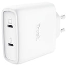 CARGADOR DE PARED GAN TRUST MAXO 65W 25526 2XUSB TIPO-C INCLUYE C