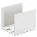 CONECTOR PVC EM FORMA QUADRADA BRANCO 40*40MM 4PCS