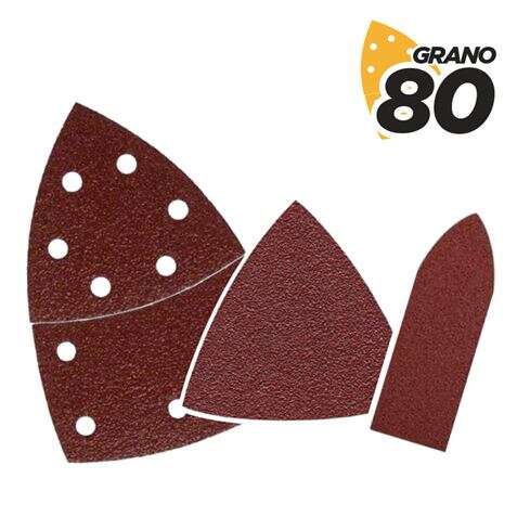 BLIM PACK DE 9 LIJAS CON VELCRO PARA LIJADORA BL0137 - GRANO 80 -