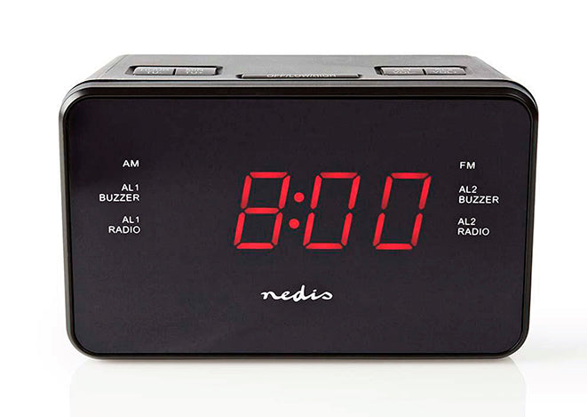 NEDIS RADIO RELOGIO DESPERTADOR 0.9 DISPLAY LED