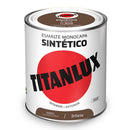 ESMALTE SINTÉTICO MONOCAMADA BRILHANTE PARDO 750ML TITANLUX 58089