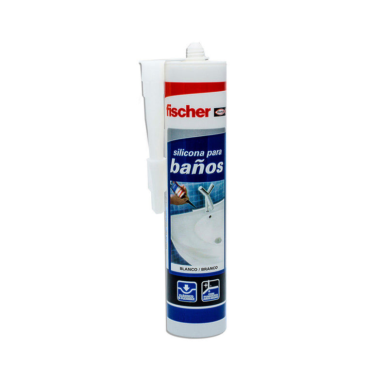 SILICONE SANITÁRIOS BRANCO 300ML 20818 FISCHER