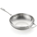 SARTÉN MONIX WOK PLANET INOX M212028 Ø28CM ALUMINIO FUNDIDO APTA