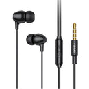FONES DE OUVIDO COM FIO 3.5 MM 1M (PRETO)