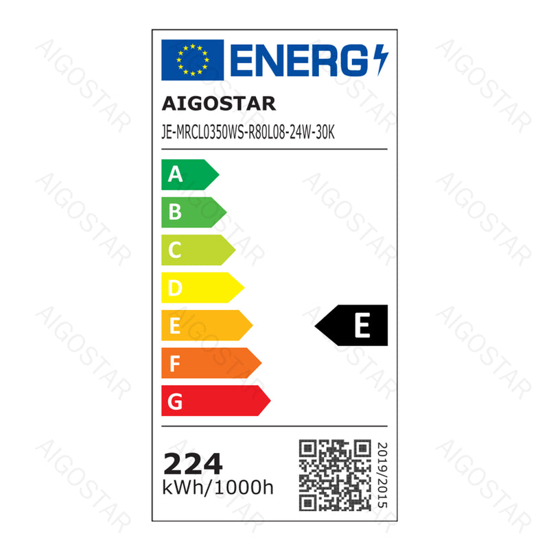 CANDEEIRO DE TETO LED 24W 2700LM 3000K