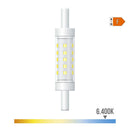 LÂMPADA LINEAR LED 78 MM R7S, 5 W, 500 LM, 6400 K, LUZ FRIA, REGU