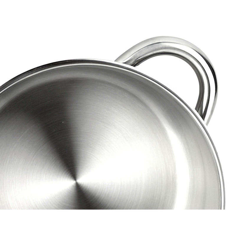 PANELA DE INOX SILVERINOX + TAMPA 18/10 FAGOR Ø20X9CM