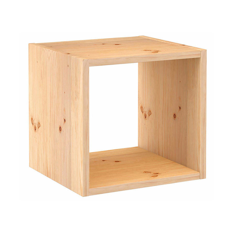 ESTANTE MODULAR 1 CUBO DINAMIC PINHO MACIÇO 36,2X33X36,2CM ASTIGA