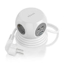 AISENS ASPS-2A2C04-W extensão elétrica 1,4 m 3 tomada(s) CA Inter