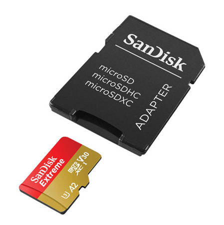 SANDISK MICROSDXC 512GB EXTREME A2 C10 V30 UHS-I U3