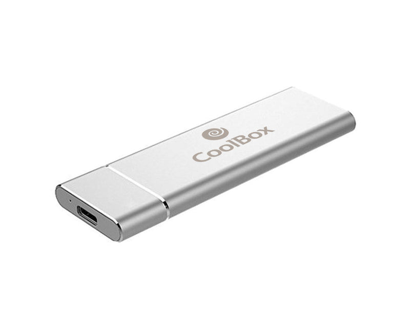 CoolBox MiniChase N31 Compartimento SSD Prateado M.2