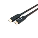Equip 128346 cabo USB 1 m USB 3.2 Gen 1 (3.1 Gen 1) USB C Preto