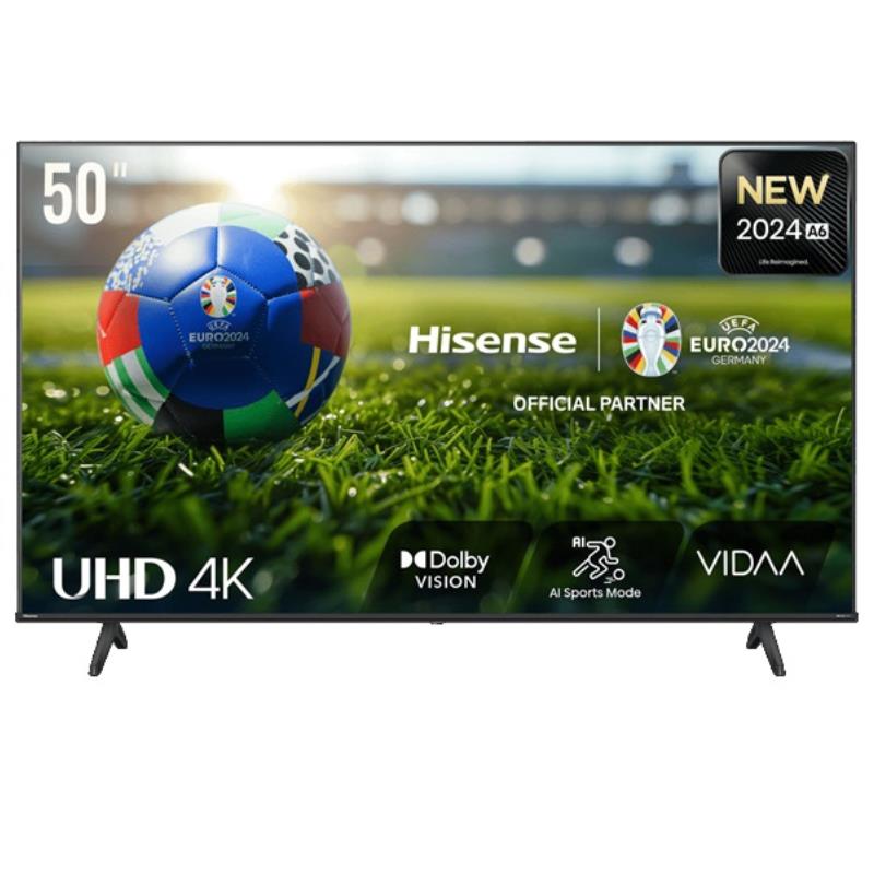 SMART TV HISENSE 50" UHD 50A6N