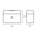 COFRE CFC09 300X240X90MM AZUL M13400 MICEL