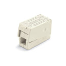 CONECTOR CLIP RÁPIDO EM LINHA 3 CONDUTORES, 2 RÍGIDOS + 1 RÍGIDO,