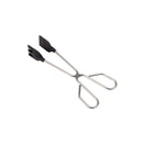 PINÇAS DE COZINHA COM PÁ DE SILICONE EM AÇO INOXIDAVEL. 30CM