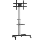 AISENS FT86TRE-197 suporte para TV 2,18 m (86") Preto, Prateado