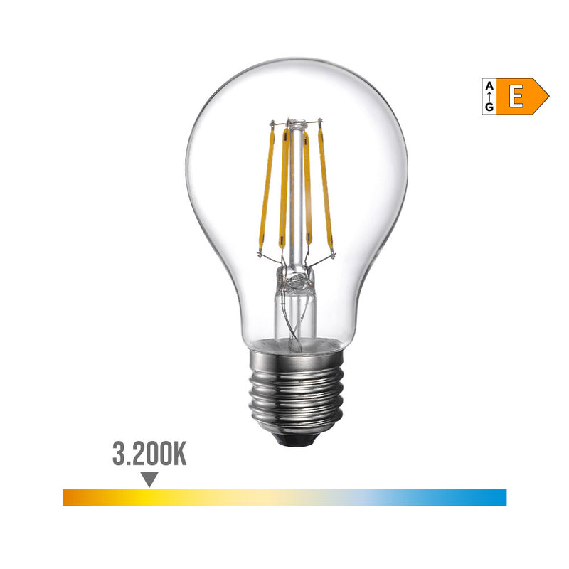 LÂMPADA STANDARD COM FILAMENTO DE LED E27 4W 500LM 3200K LUZ QUEN