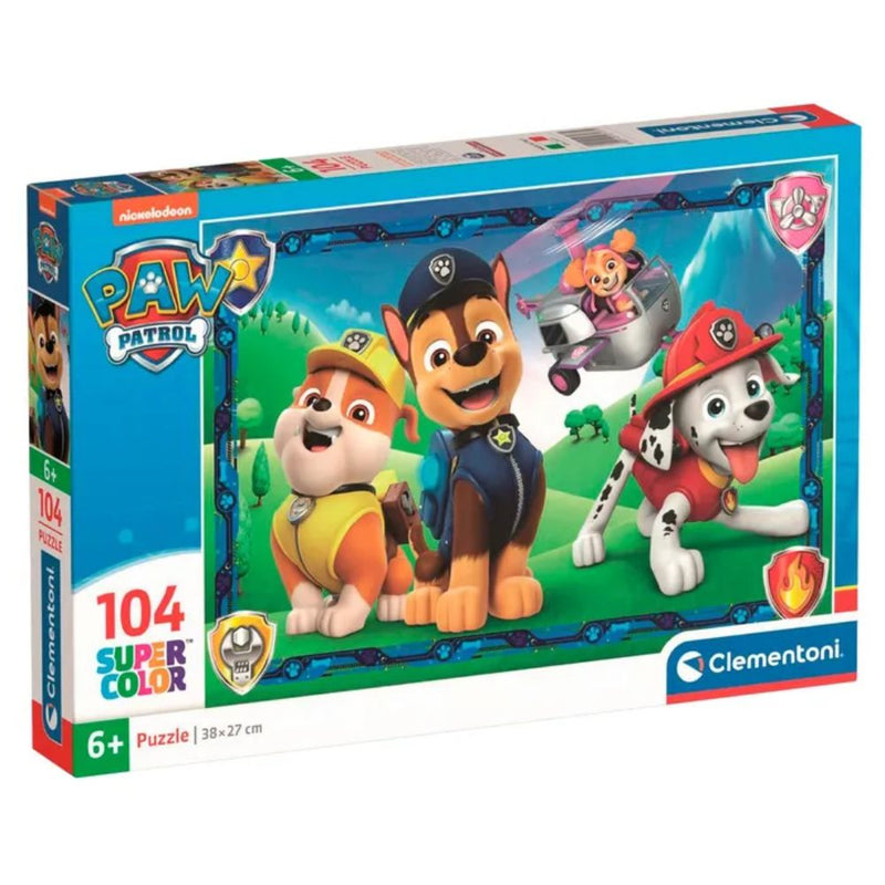 PUZZLE 104PCS 38X27CM PATRULHA PATA CLEMENTONI