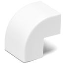CABO PVC EM FORMA QUADRADA BRANCA 15*10MM 4PCS