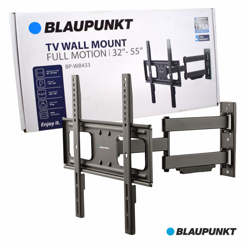 SUPORTE LCDLED 3255" C 2 BRAÇOS 25KG BLAUPUNKT